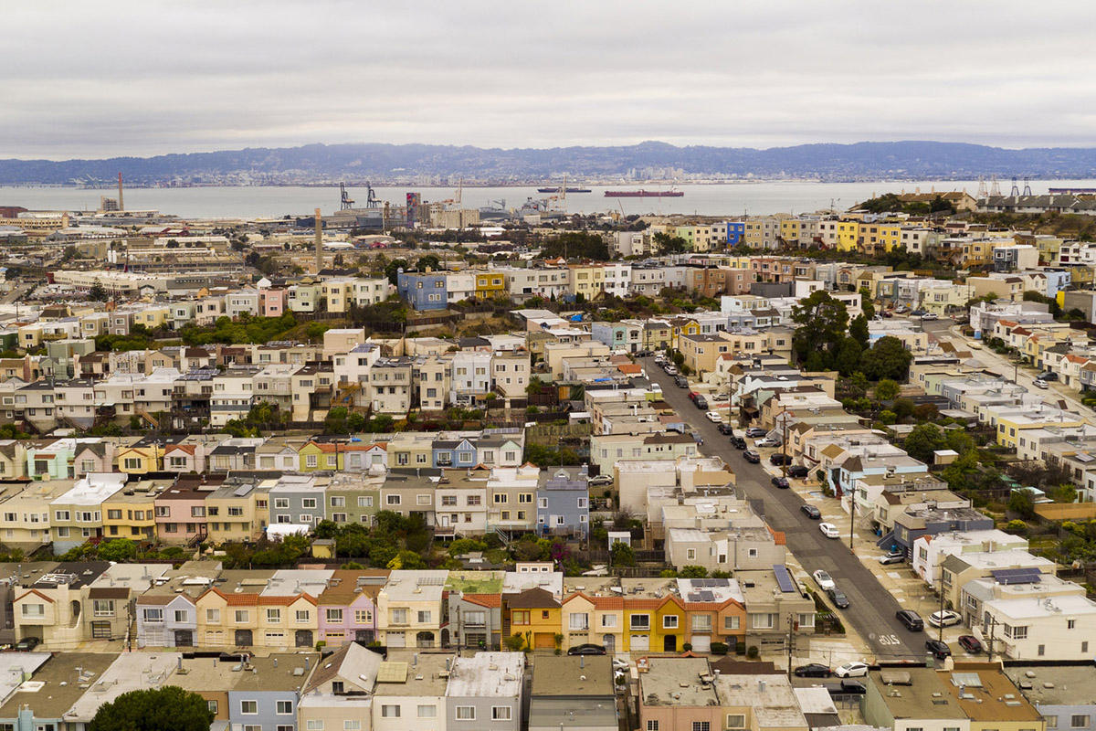 South San Francisco aerial view